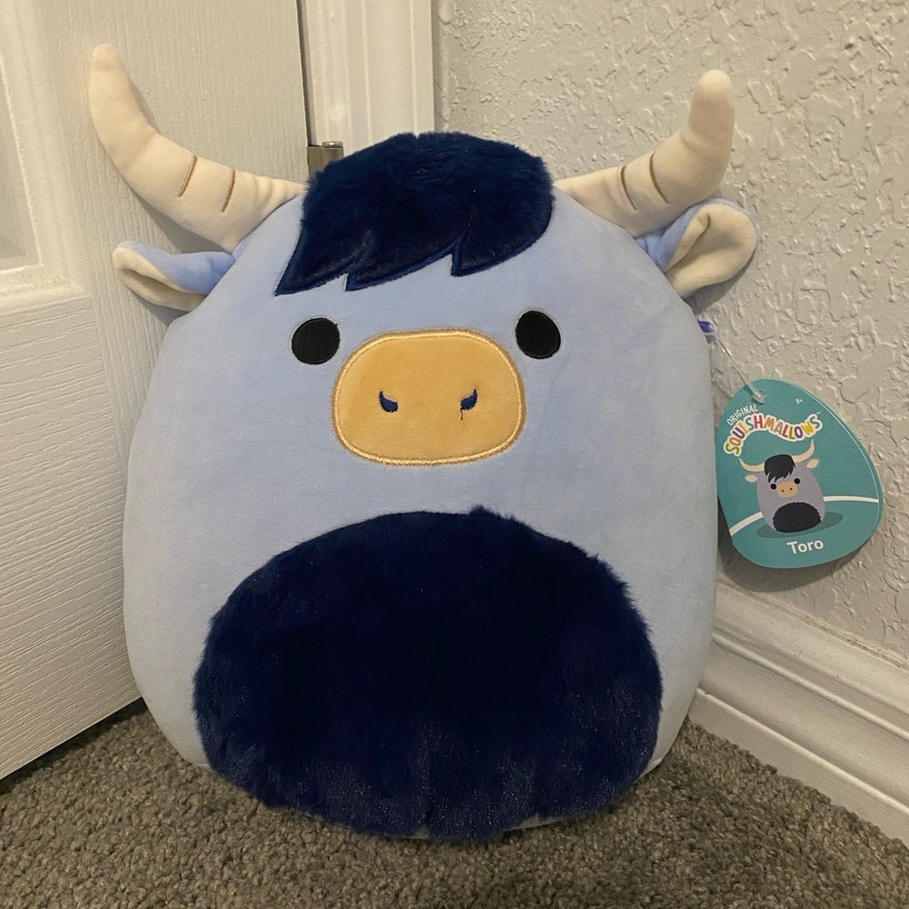 NWT 11” Squishmallows, Toro the Highland Cow